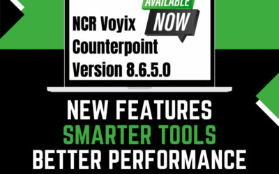 NCR Voyix Counterpoint v8.6.5.0 Now Available